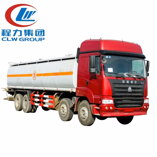 Nova Condição 8X4 12 Rodas 35cbm Caminhão de Distribuição Diesel Reabastecer Bowser Caminhão de Combustível Tanque de Óleo Caminhão de Transporte