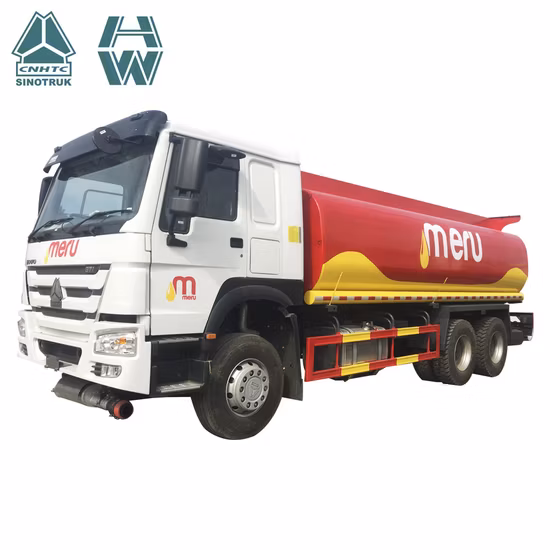 Sinotruk HOWO 6X4 20000 22000 litros novo caminhão tanque de combustível de transporte de entrega